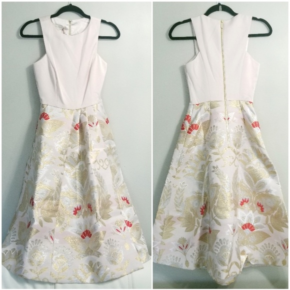 💥LAST 1💥NWT TED BAKER OPULENT ORIENT MIDI DRESS - Picture 6 of 8